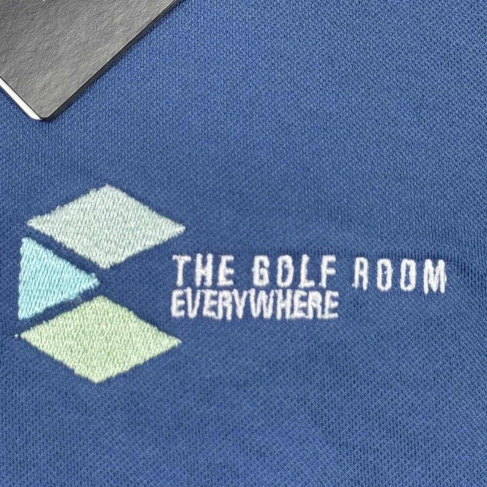 RLX Ralph Lauren Polo Shirt Mens M Blue Short Sleeve Polyester Moisture Wicking - Picture 9 of 13
